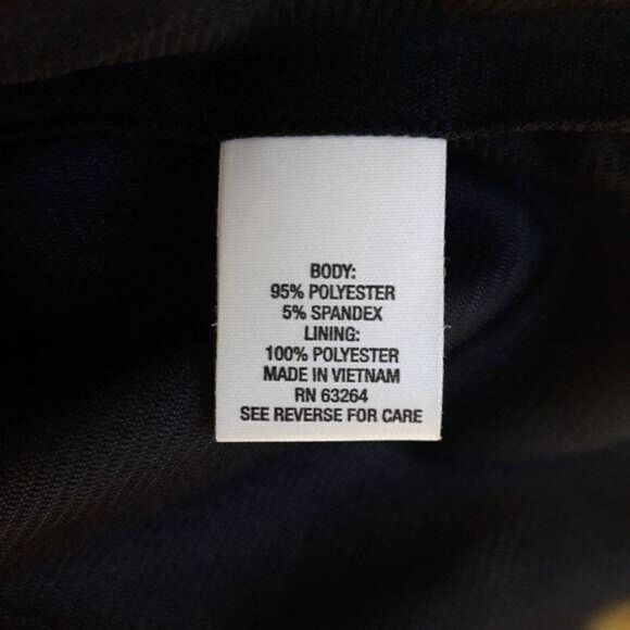 Ashley Graham Top Scuba Crop Tank Sleeveless Ombre Striped Black Sz 16W - Picture 6 of 11